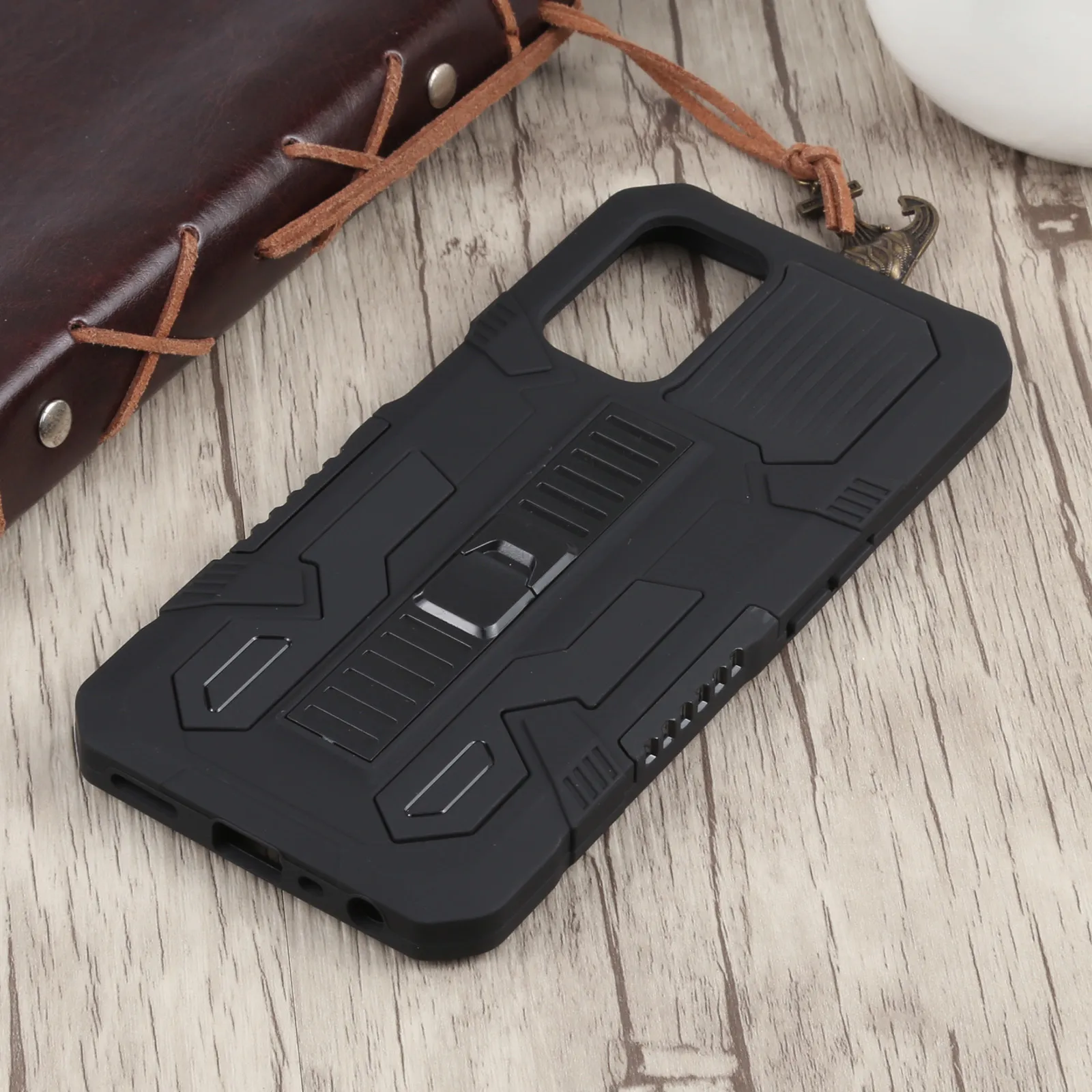 Shockproof Armor Phone Cases For OnePlus Nord N200 5G Kickstand Holder Soft TPU Bumper Hard PC Protective Back Cover Coque Fundas