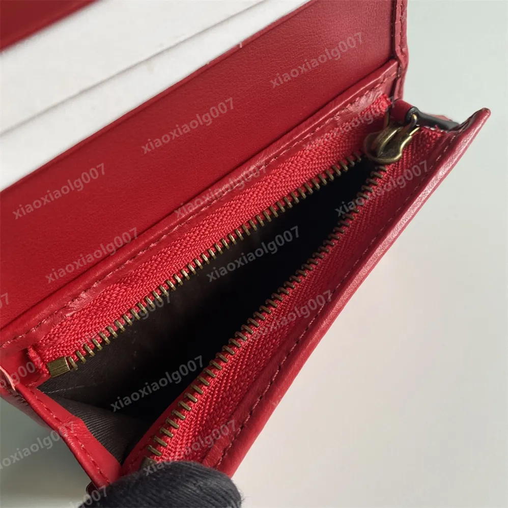5A kwaliteit leer nieuwe luxe designer visitekaartje portemonnee herenmode kleine Munt Portemonnee met doos vrouwen sleutel portemonnee 292T