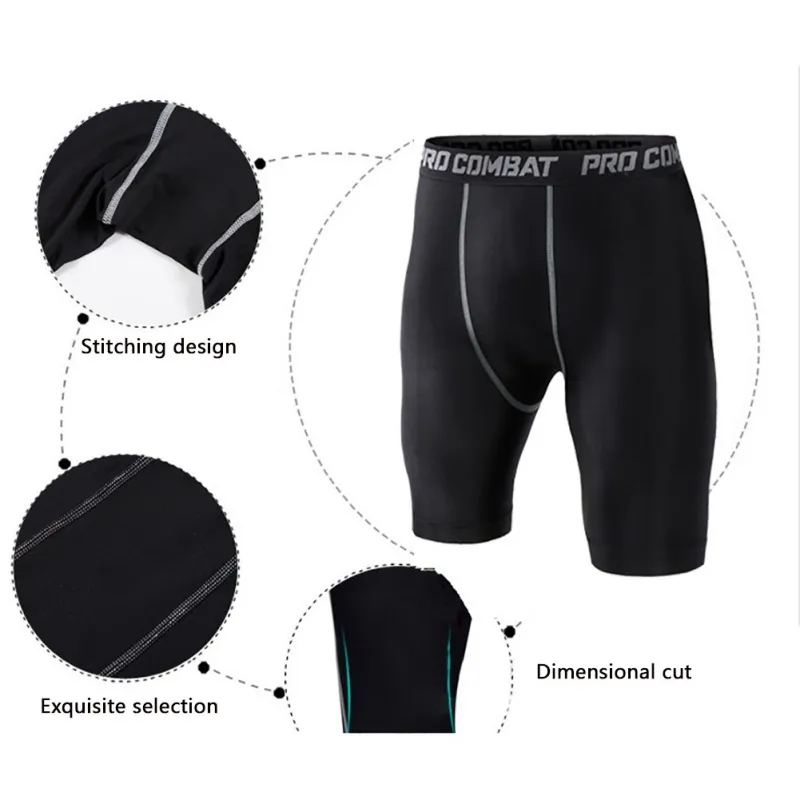 مآزر الرجال ضغط الرياضة السراويل داخلية تشغيل sweatpants اللياقة البدنية جذوع التجفيف السريع