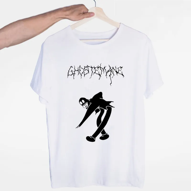 Ghostemane camiseta hombres moda algodón camisetas niño hip hop rapero camiseta mujeres tops rock gótico camisetas hombre niño camiseta 220608