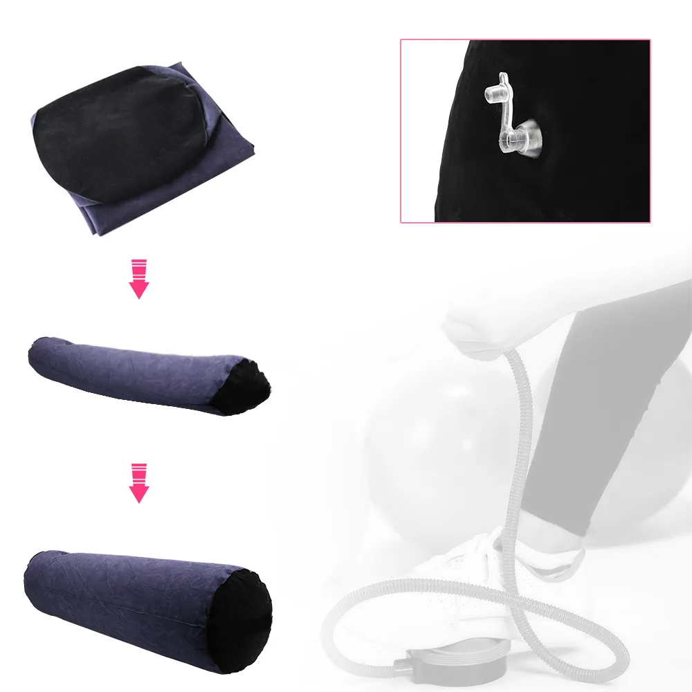 OLO Flocado Inflable sexy Almohada Cojín Mágico ual Posición Amor Muebles Juguetes para Pareja Productos Eróticos