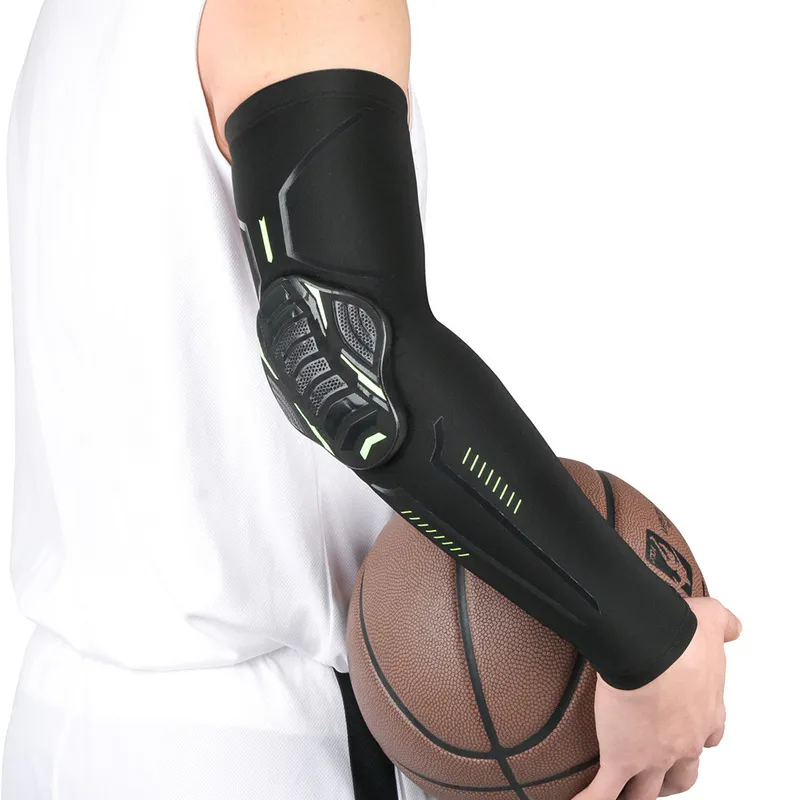 Honeycomb Arm Guard Sleeves de compressão à prova de colisão esportiva elabão elbow Protetive Basketball Football de basquete 220728