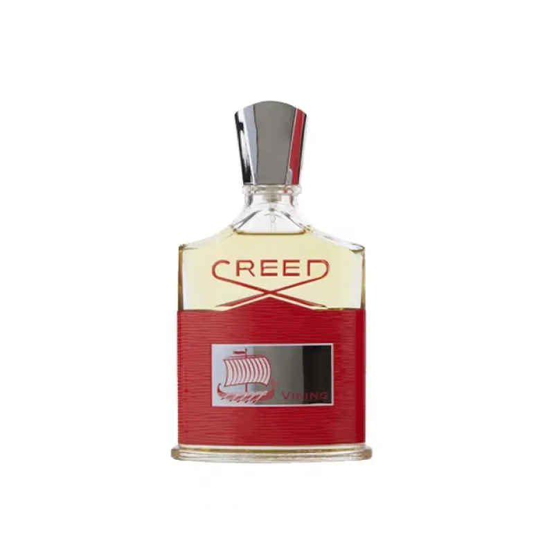 Ny 100 ml Röd Creed Viking Eau de Parfum Parfym Mäns Parfym Varning Ljus Fragrance Högkvalitativ Gift US Snabb leverans