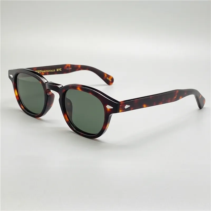 Johnny Depp Sun Glasses Men Kobiet luksusowa marka Lemtosh spolaryzowane okulary przeciwsłoneczne vintage octanowa rama kierowca odcień 2204291339124