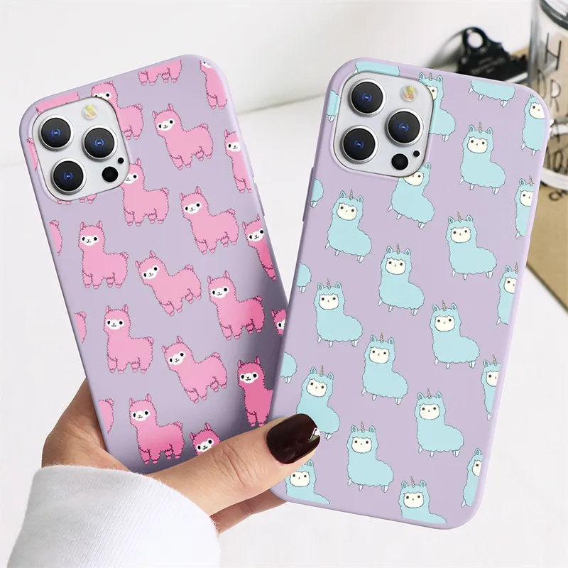 Custodie morbide in TPU Xiaomi Mi 11 Lite Ultra 11i 8 A2 CC9e Poco M3 Redmi Nota 10S 9A 9 10 K40 Pro Max 9T Cover Cartoon Animal Funda