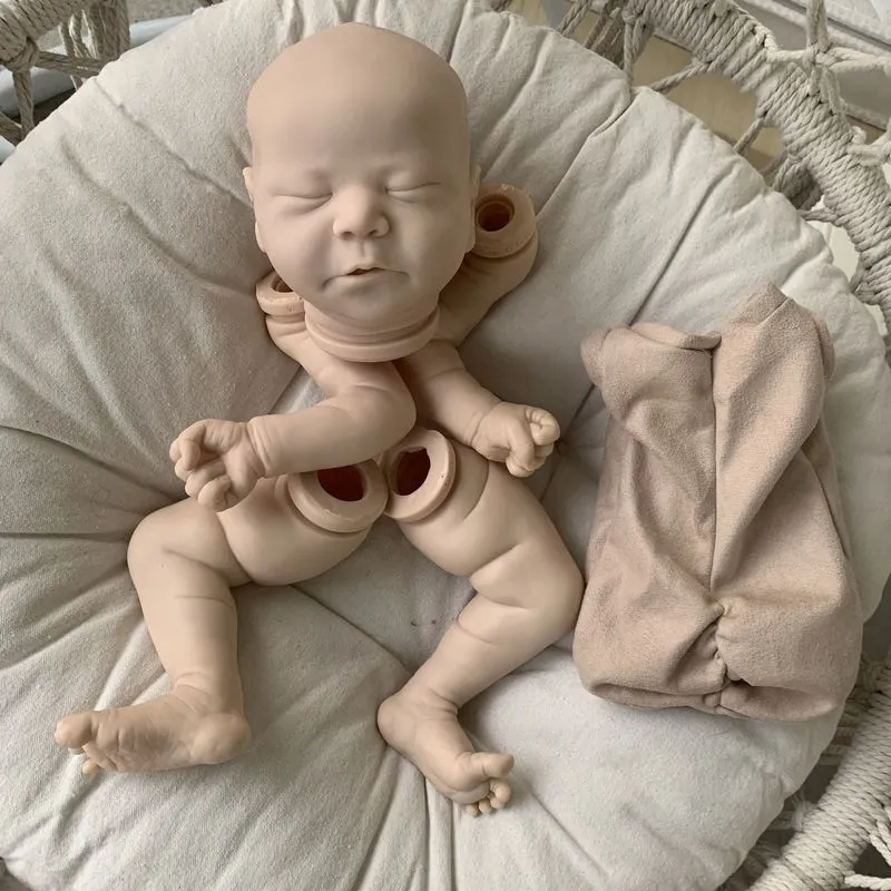 NPK 21Inch Reborn Doll Kit Limited Edition Sleeping Baby Oavslutade dockdelar 220505