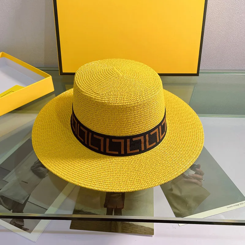 Gorra Grass Braid Luxurys Projektanci Hats Hats Women Fashion Hats Hats Men Lady Sunhat designer czapki fisherman czapki najwyższej jakości269n