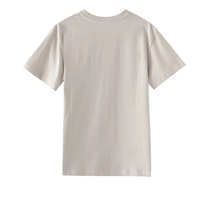 Puwd vintage kobiety szykowne nadruk białe koszulki letnie panie o damie o szyję bluzki z krótkim rękawem Słodkie dziewczyny Casual Tees 220514