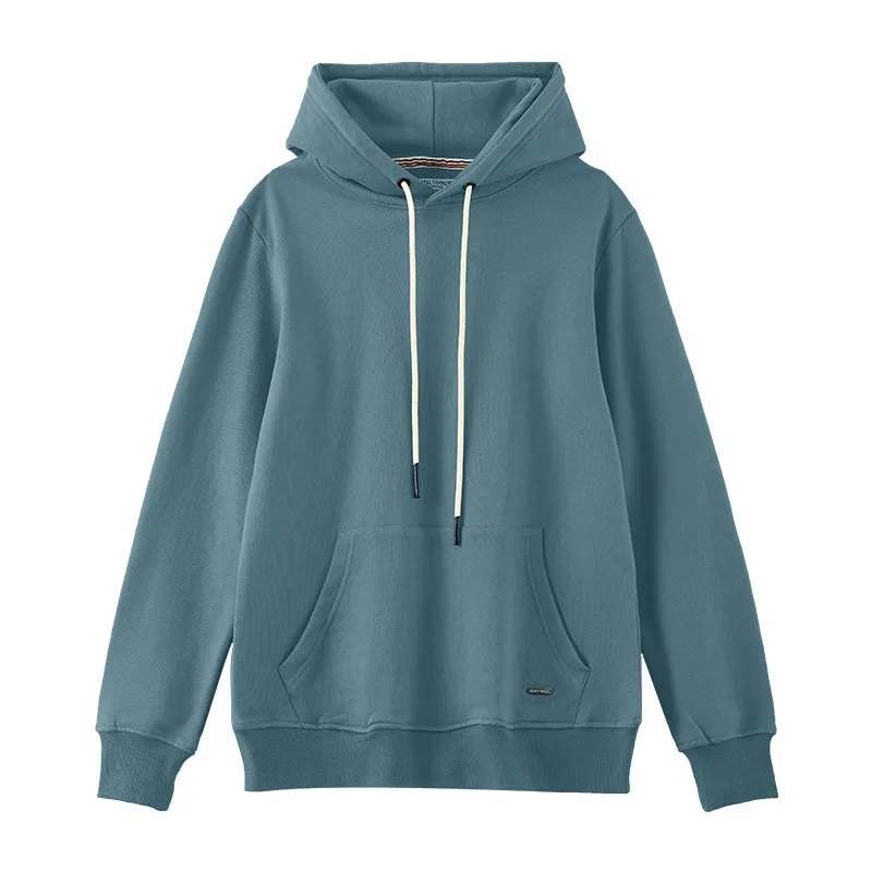 Wixra Unisex Tung Basic Hooded Sweatshirts 100% Bomull Hoodies Långärmad Kvinnor Vår Casual Streetwear för män 220324