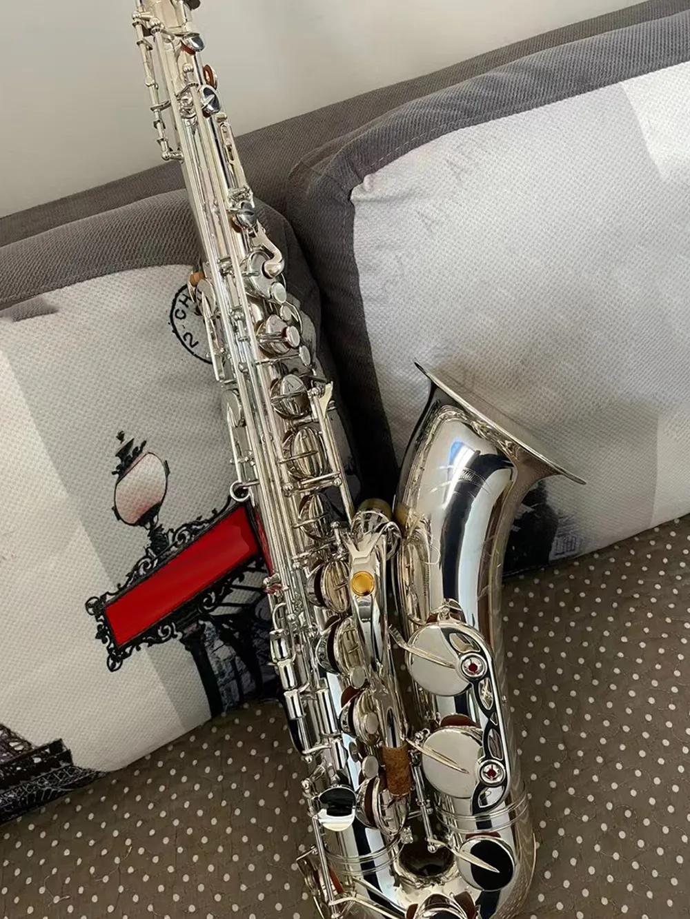 Argent YTS-82ZS structure saxophone ténor professionnel si bémol fabrication tout argent sensation confortable sax ténor son de haute qualité
