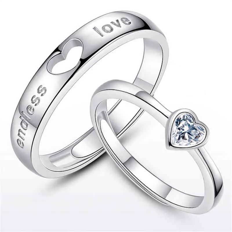 Rings Couple Designer a Pair of and Simple Chaozhou Students Personality Love Proposal Confession Gift