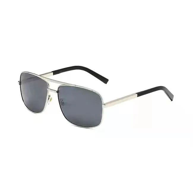 Gafas de sol de moda para hombres y mujeres lentes monogramadas Polarizado UV400 Ciclismo Sport Metal Frame Four Seasons con Box197s