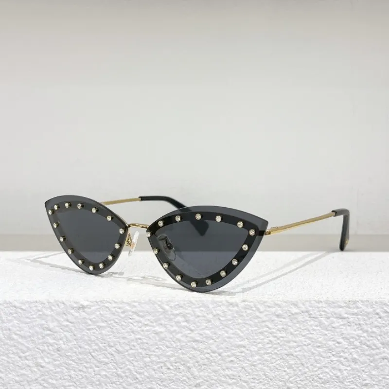 Yeni güneş gözlüğü moda kedi göz tasarımı Kadın Gözlük Lüks Marka Tasarımcı Gözlükleri Çerçeve En Kalite Modaları Stil VA2033