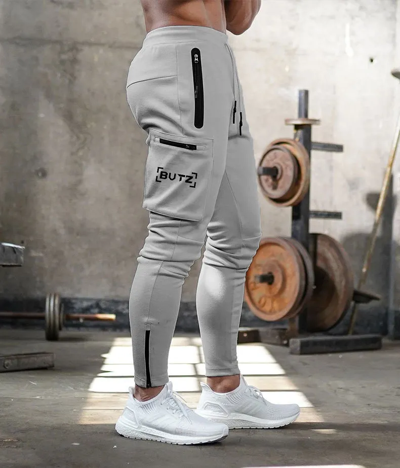 Mens pocket design sweatpants cotton camouflage mens fitness multipocket jogging pants fashion training suit 220705