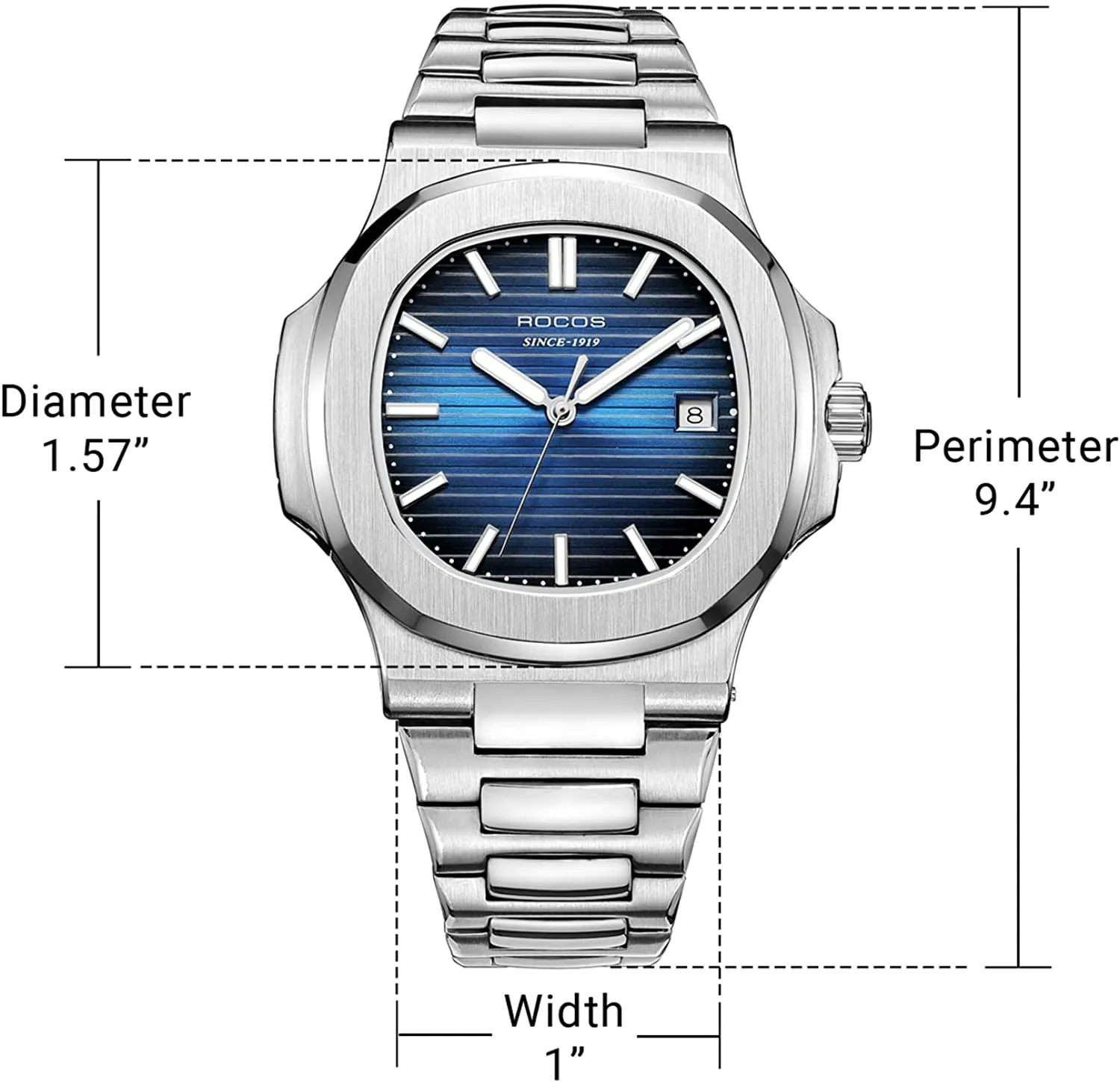 Relógio automático para homens Analog impermeável com aço inoxidável completo Esqueleto de luxo clássico elegante homens relógios de pulso dos homens