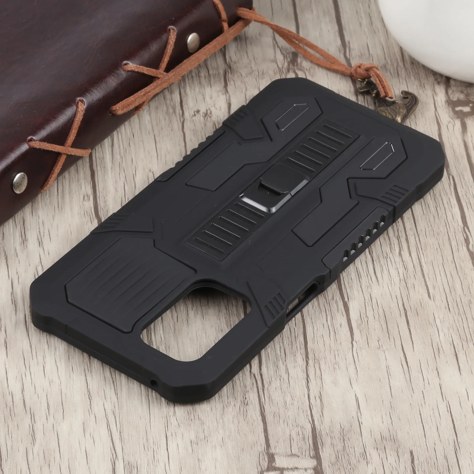 Capas telefônicas de armadura à prova de choque para OnePlus Nord N200 5G Kickstand Tither Soft TPU Bumper PC Rígido Protetor de Protetor Coberto Coque Bundas