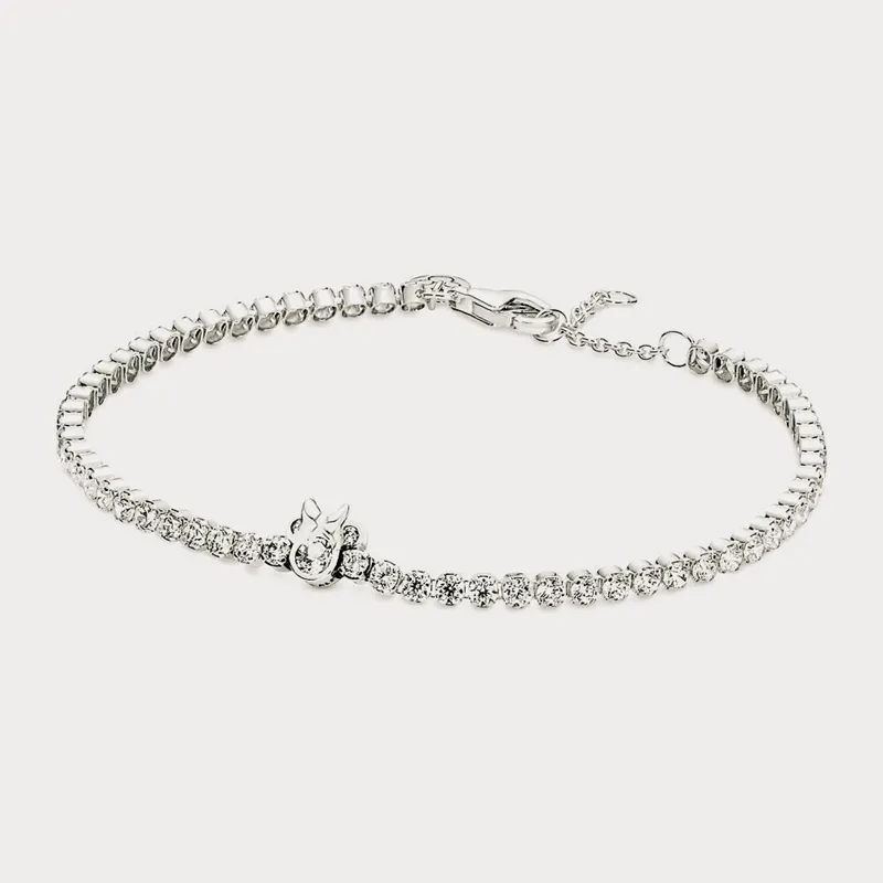 Designer p Disny Mini Mouse Tennis Bracelets jewelry fashion charm Jewelrys for women wedding party birthday gifts 590107C015952734