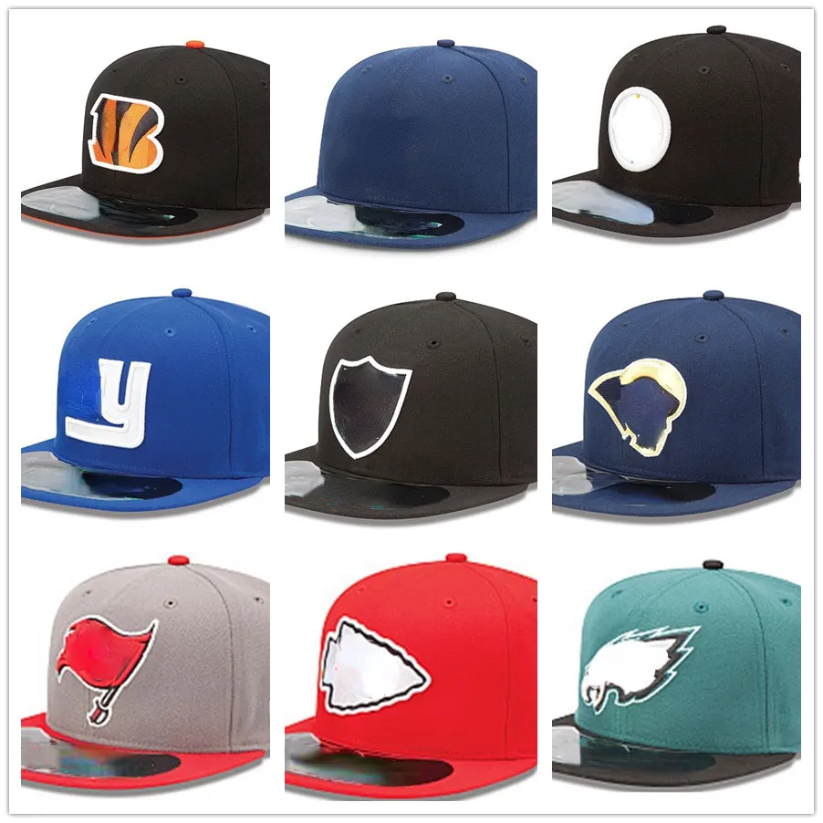 Casquettes de baseball ajustées Sports Flat Full Closed Hats Outdoor Fashion Hip Hop Snapback