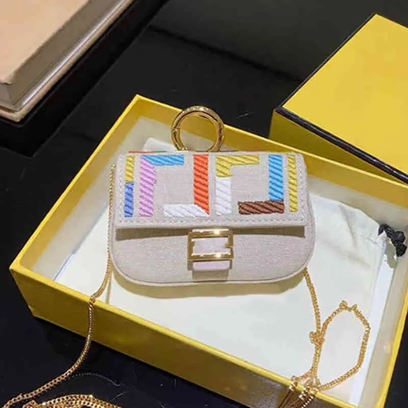 Vendita diretta in fabbrica Mini tela colorata Super tendenza della moda Versatile Anna Zhang Dayi Borsa di design a vita retrò con stessa catena