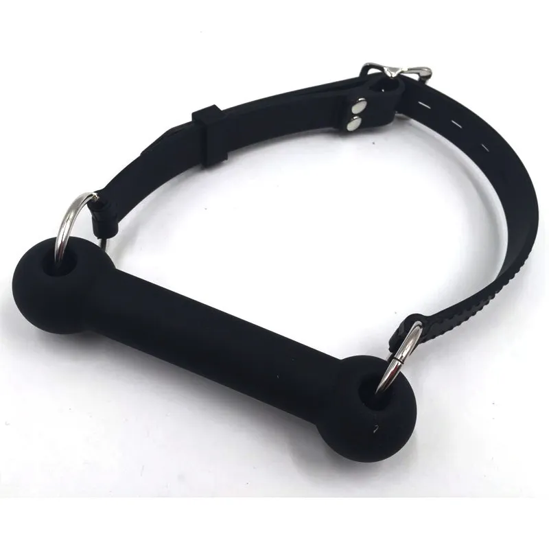 BDSM Bondage Full Silicone Open Bit Bit Bit Gag Horse Roleplay Gags Adult Sex Toy pour couple 2203306212874