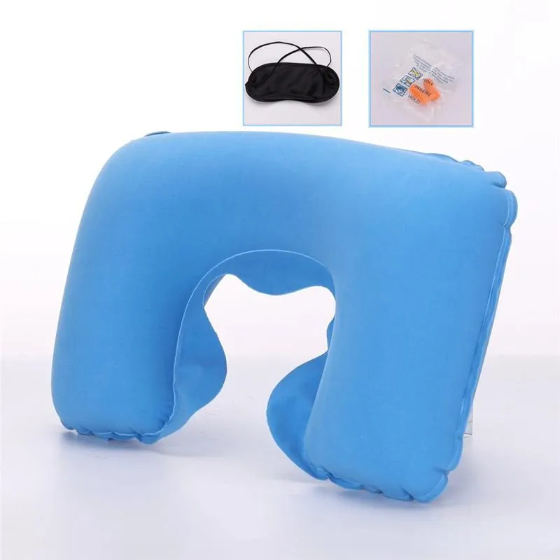Seyahat Yastığı u-şekilli-boşaltılabilir tren araba uyku yastığı servikal omurga yastıkları pvc akın