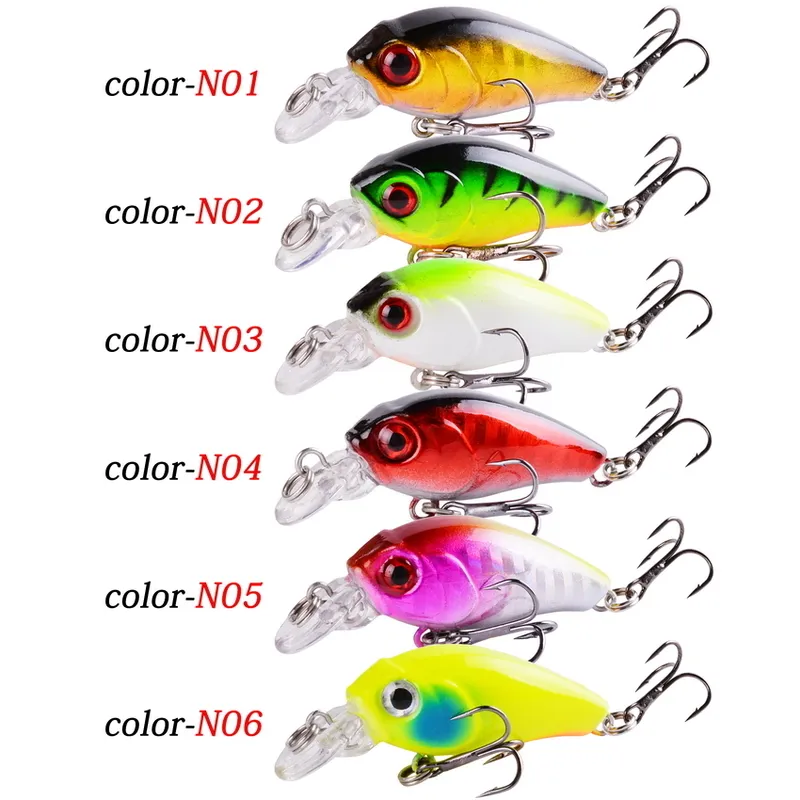 1 szt. Minnows Fishing Przynęta 45 mm 38g Crankbait twarda przynęta Topwater Artificial Wobbler Bass Japan Fishing Akcesoria 220726