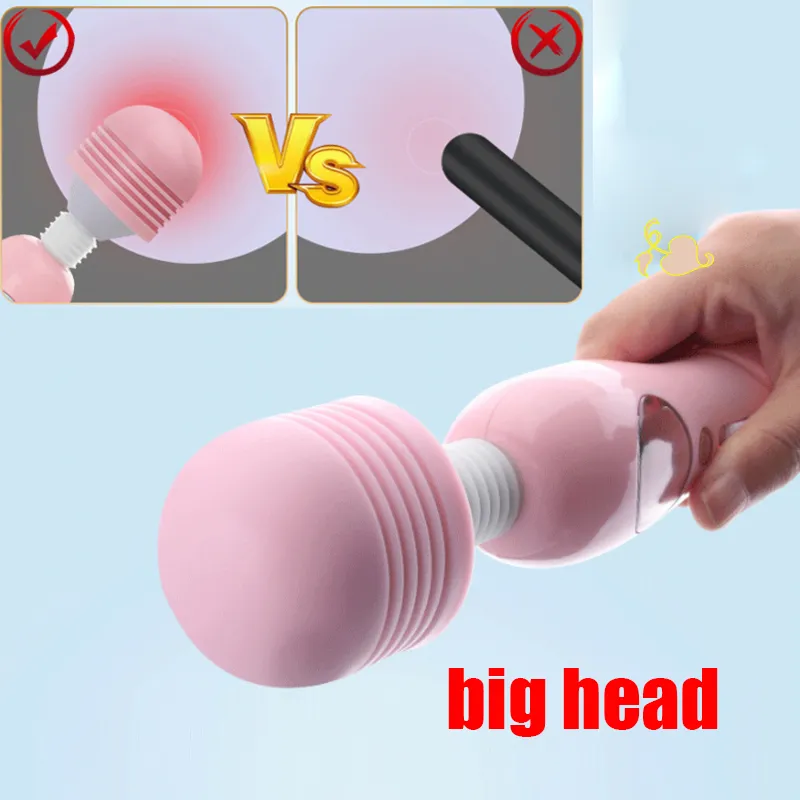 9 Frequency 8 Speed ​​LCD AV Stick Horgasm Wand Women Varial Big Head Locking Female Thip Toy Toy Buy Sexy Product