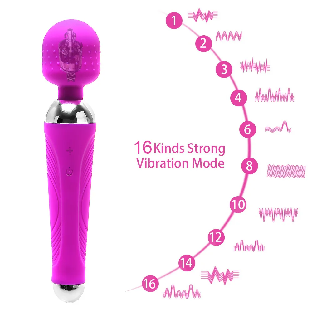 OLO poderoso vibrador brinquedos sexy para mulher Magic wand g spot massager clitóris estimulador feminino masturbador produtos adultos