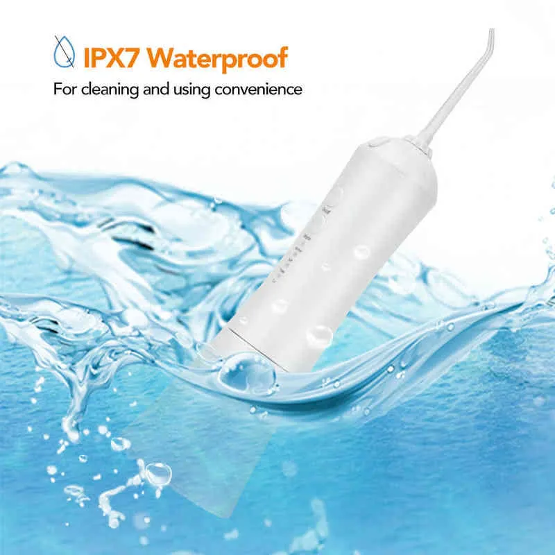 Produkt elektryczny wybielanie dentystyczne urządzenie płukania IPX7 Floss Pralka przenośna gospodarstwo domowe doustne czyszczenie 220627