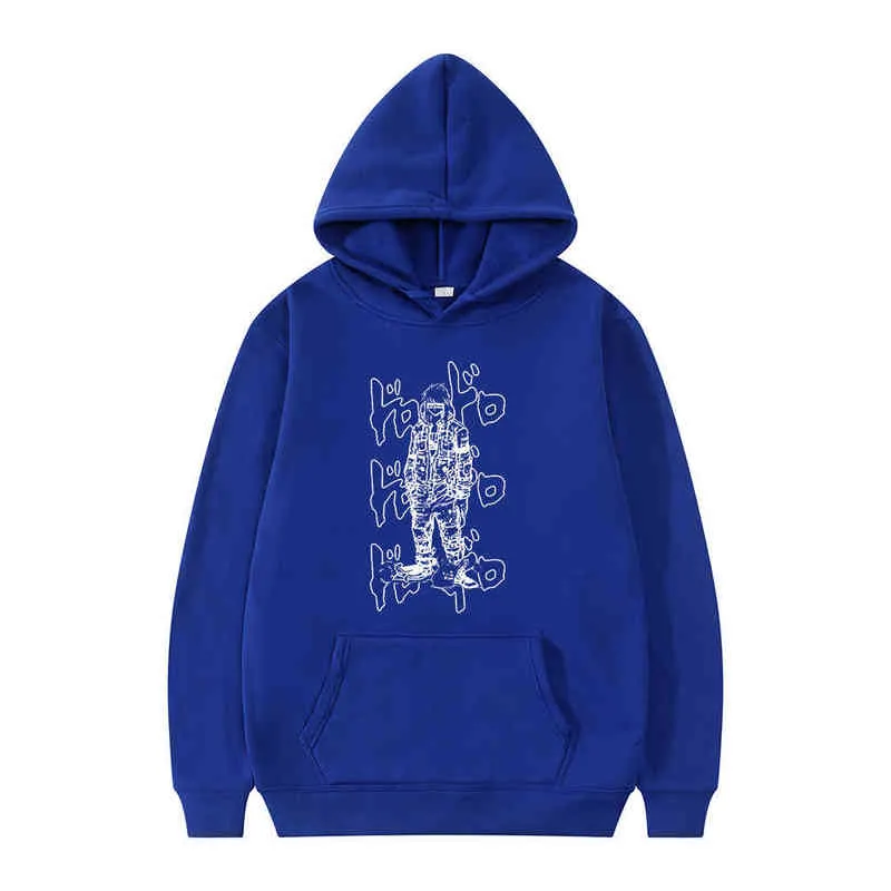 Japón Anime Dorohedoro Nikaido Imprimir Sudadera con capucha Hombre 90s Manga Sudaderas con capucha de gran tamaño Casual Sudadera con capucha Moda Hombre Sudaderas Cosplay 2022 Y220713