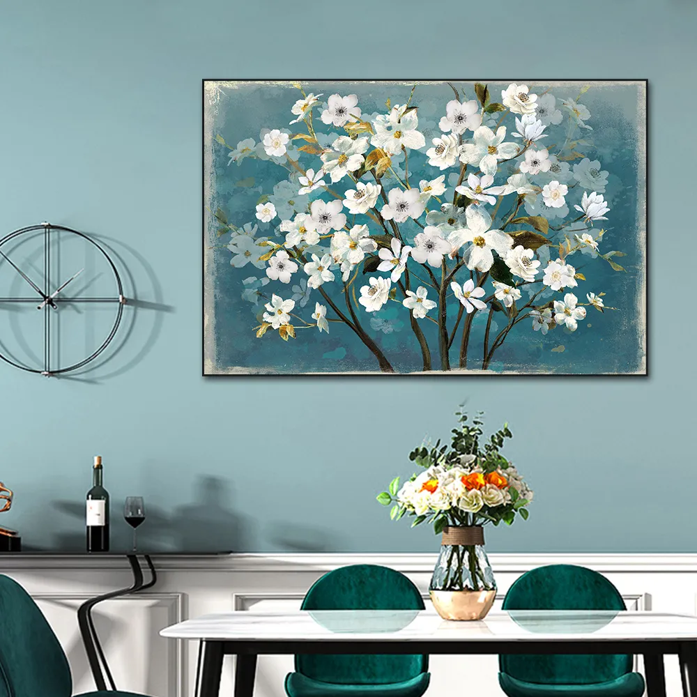 Pintura al óleo abstracta sobre lienzo, impresiones, cuadro nórdico, imágenes artísticas de pared para decoración de sala de estar, póster decorativo para el hogar