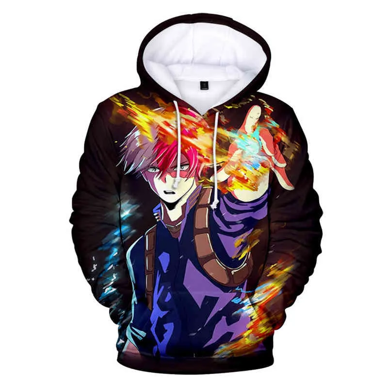 My Hero Academia Manga Felpe con cappuccio Uomo Anime Sudaderas Cosplay Felpe Ropa Hombre Moletom Streetwear Abbigliamento Tuta Vetemen