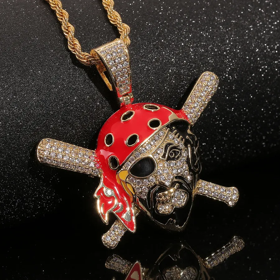 Neu gestaltete luxuriöse Halskette mit Viper-Anhänger, Mikro-Inlays, Diamanten, Männer, Frauen, Hip Hop, Punk, lange Halsketten, Designer-Schmuck, hochwertig, qu173M