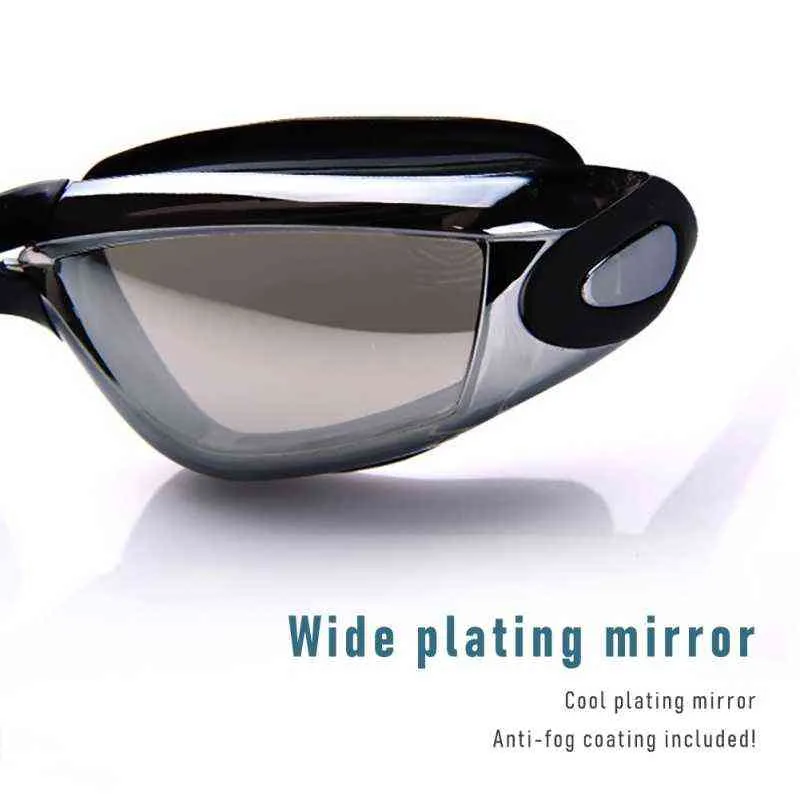 광학 수영 고글 풀 귀마개 전문 방수 안경 처방전 성인 다이빙 안경 H220421