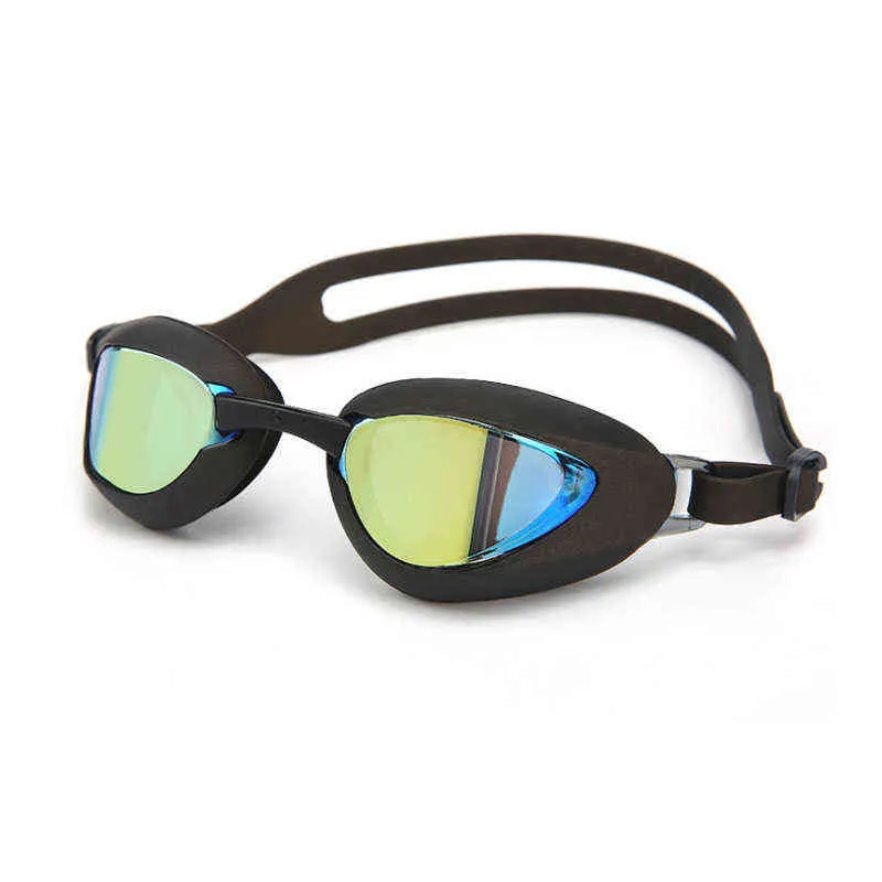 Volwassen zwembril mannen professionele zwemmen eyewear anti fog uv zwembril Natacion waterdichte duikbril G220422