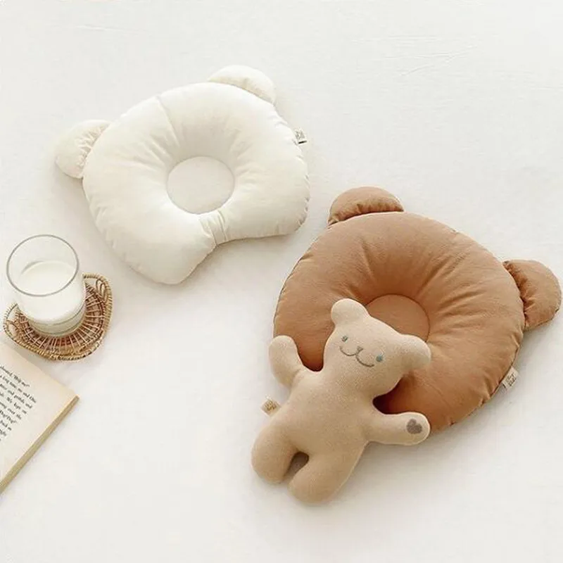 Cotton Baby Pillow Born Head Protection Cushion Spädbarnssköterska Kudde Toddler Sleep Positioner