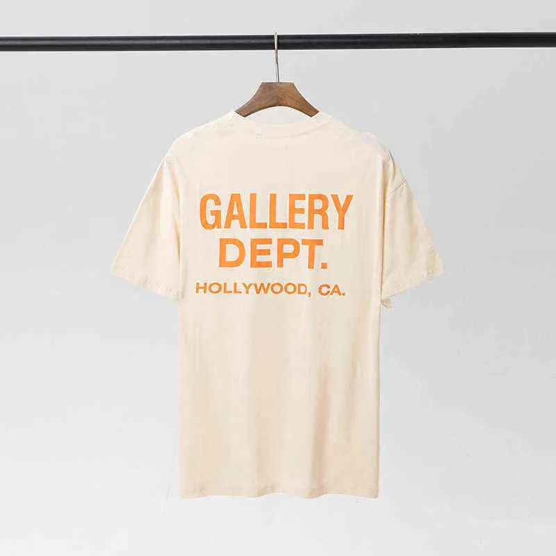 Star Galleryes t-shirts hommes Designer Dept mode vêtements pour hommes Los manches courtes lettre impression support en vrac demi-pulls 9D5U