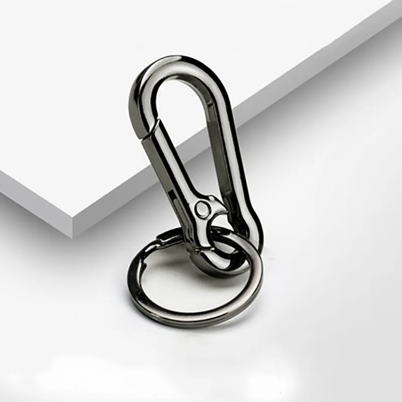 GOUD BUCKLE KEYCHAIN ​​CLIMBING HOOK CAR Simple Strong Carabiner Shape Accessories Metal Vintage Key Chain Ring 220610