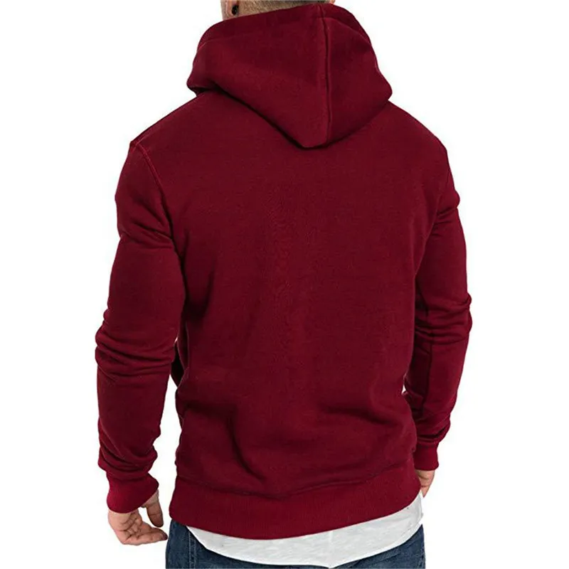 Bluza Mężczyźni Bluzy Marka Mężczyzna Z Długim Rękawem Solid Hoodie Mężczyźni Czarny Łóżko Duży Rozmiar Hombre Sudaderas 220402