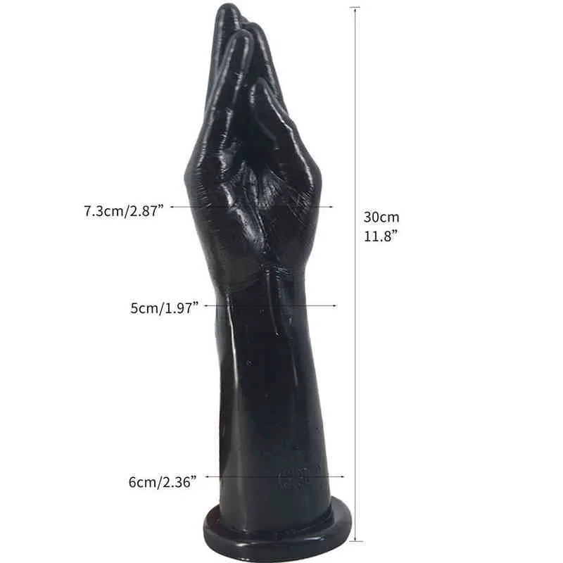 Nxy Godes Dongs Main Simulation Plug Anal Gros Sex Toys pour Femme Hommes Réaliste Faux Dick Penisvagina Massage Adulte 18 220420