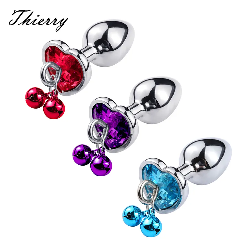 Thierry Pols To Anale Plug Bondage Gear Adult Games SM Seks Speeltrainer Voor Vrouwen / Man Anale Buttplug Fetish Crystal Tail Plug 220330