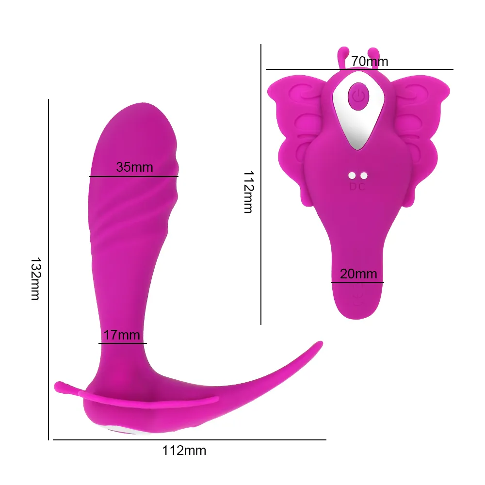 13 cm Dildo vibratore senza fili le donne clitoride stimolatore del capezzolo palla vaginale spina anale masturbatore femminile mutandine negozio di giocattoli sexy