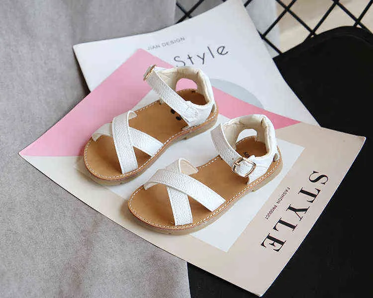 2022 New Children Summer Baby Sandals for Girls Boys Toddler Infant Kids Princess Baby Little Girls Shoes Sandals Size 21-30 G220523