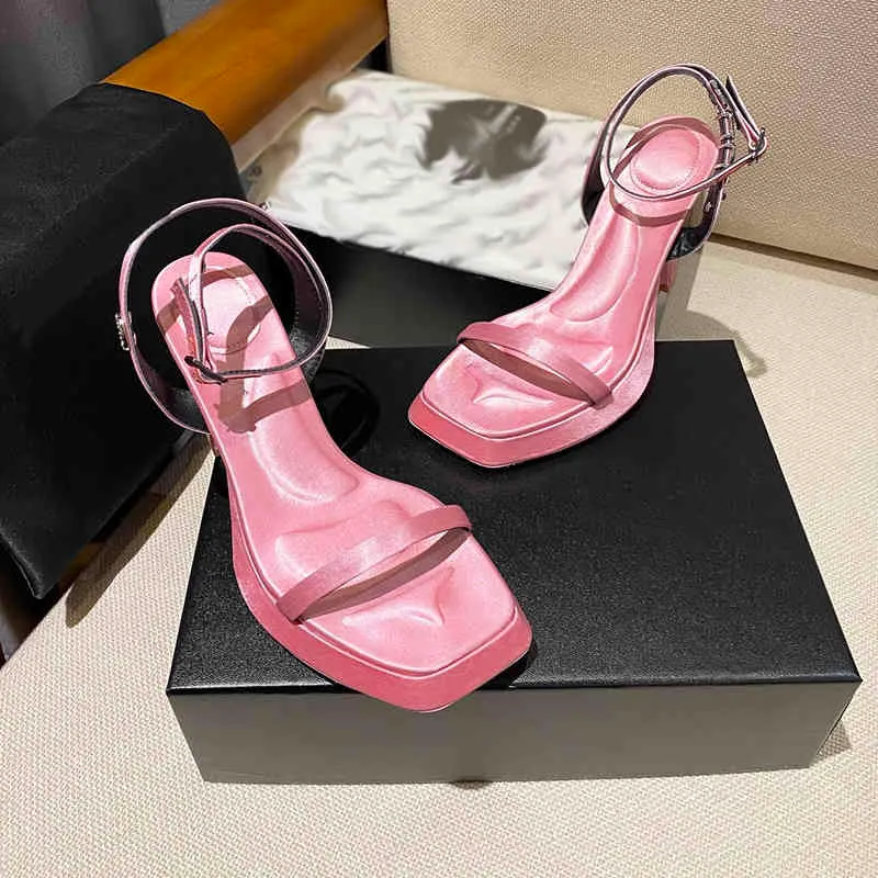 Sandals Beaded Roman Style Sandals Heel Shoes Summer Sandal Women Slippers Designer Shoe Slides Slippers Beach Slipper 220507