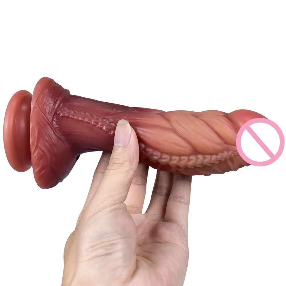 sexyy Penis Flexibler Analdildo, sexy Spielzeug für Männer, Saugnapf, Didlo Silikon, Dick, echte Haut, Schwanz für Erwachsene, Shop-Produkt, G-Punkt
