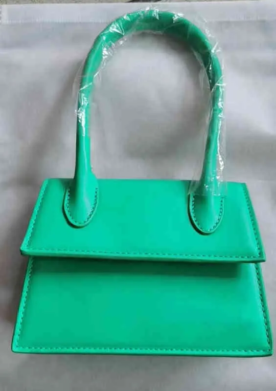 Женская сумка на плече 2022 кожи и сумочки PU Spring и летняя женщина-покупатель мода сплошной цвет в форме гороха G220531