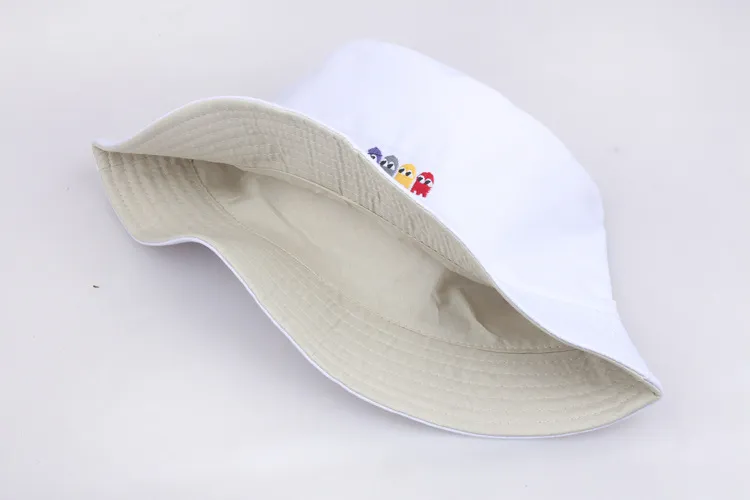 New Style Cartoon Borderyer Personality Sunshade Bucket Hat