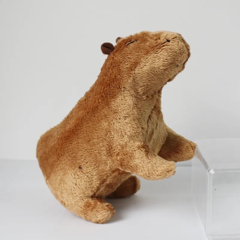 Simulatie capybara knuffels pluche speelgoed zachte poppen real life capybara poppen kinderen speelgoed peluche juguetes kerstcadeau 18 cm 25616070