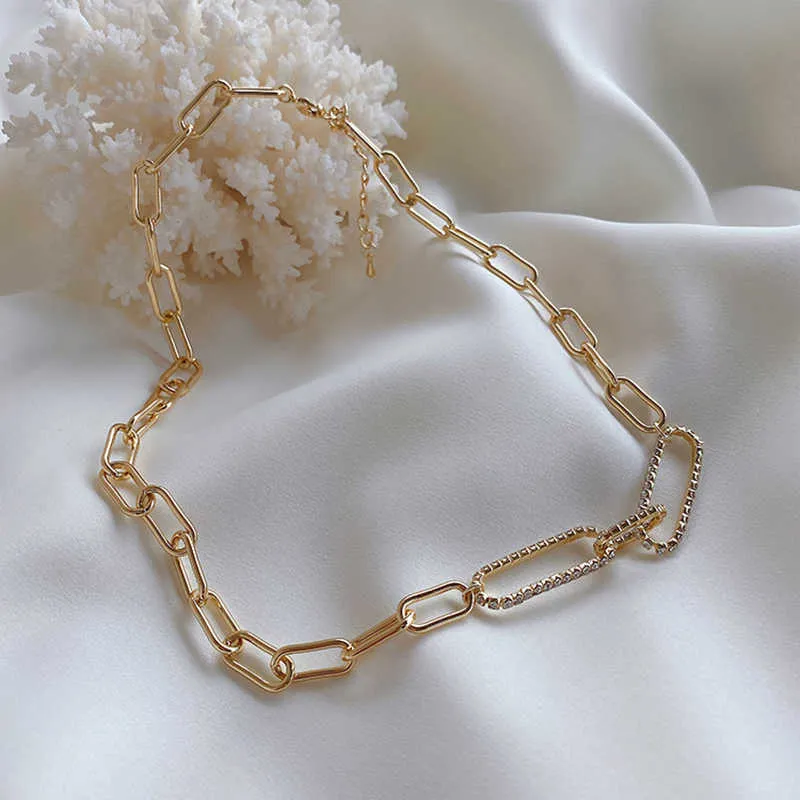 Antiallergische minimalistische Doppelschicht-Halskette, 14 Karat vergoldet, Box Amp Fischgrätenkette, Chokerhalsketten für Frauen3747778