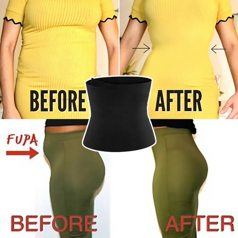 Vücut Shapewear Kadın Zayıflama Kılıf Kemeri Kadın Düz Göbek Banda Kılıfı Kilo Ver Postpartum Kemer Karın Karın Sarısı Bel Eğitmeni 220702